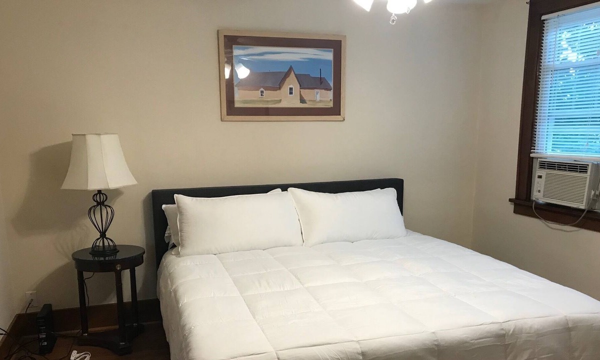 Libertyville Apartment | 1 Bedroom Apartment ★ 1 King ★ Ideal refuge during the crisis