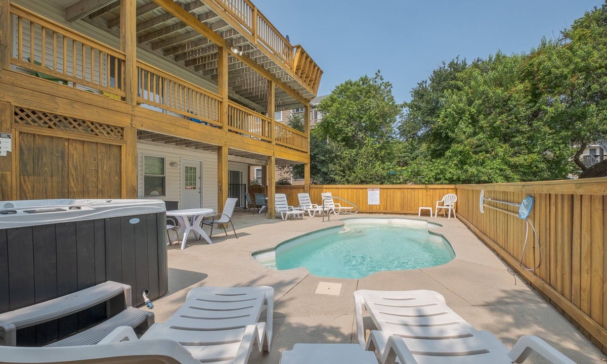Ocean Sands House | 1772 - Dunes and Roses - Ocean Sands Retreat | Pool, Hot Tub & Lake