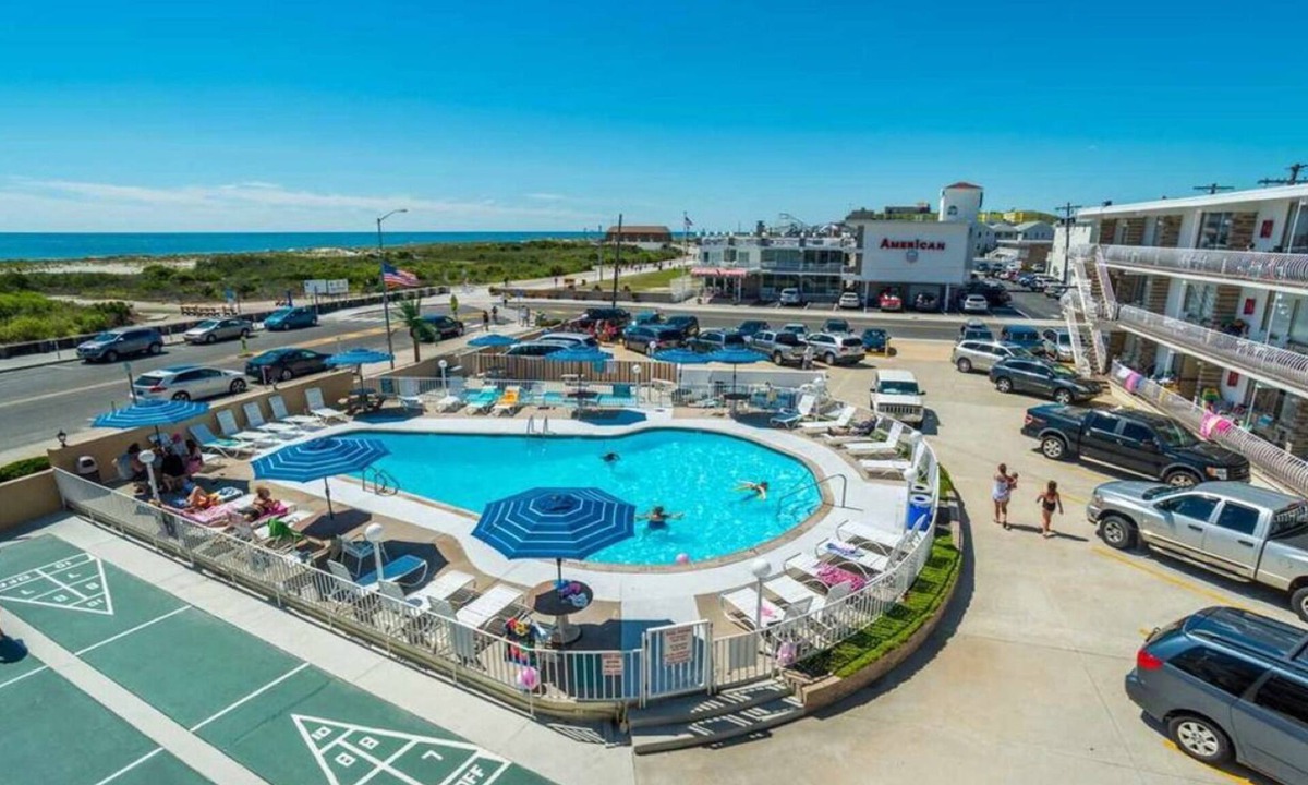 North Wildwood Condo | 2 Bedroom Beachfront Ocean View, Pools Parking, Grills, Boardwalk. Sleeps six.