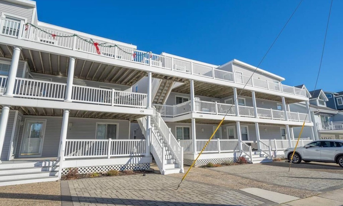 Sea Isle City Condo | 2 Bedroom Condo-Spacious deck, within walking distance to stores, restaurants, & the beach!
