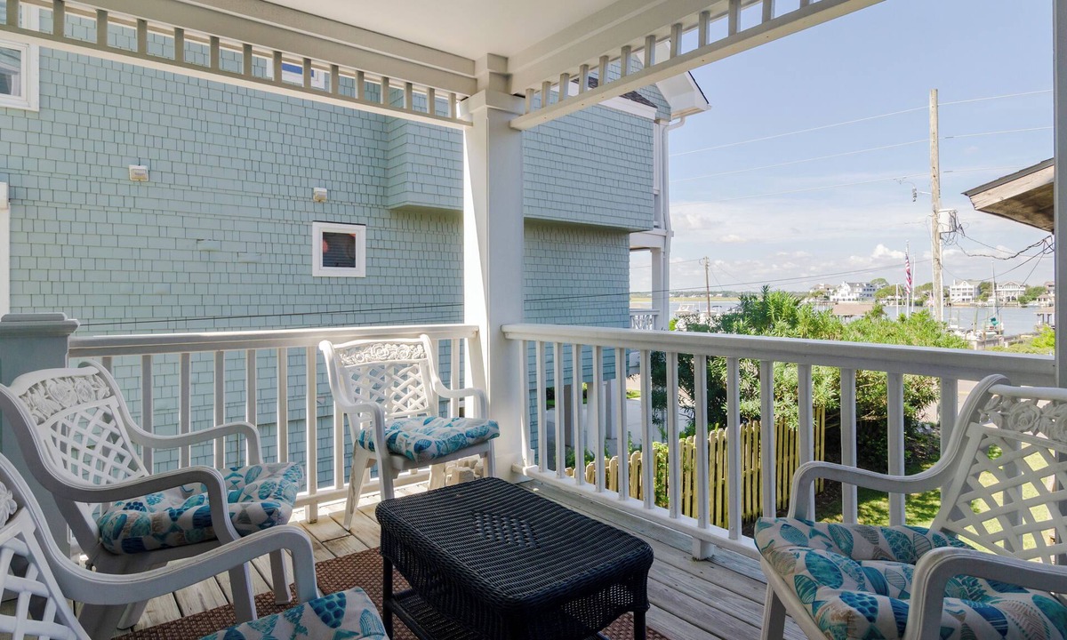 Wrightsville Beach House | 4BR Duplex w Hot Tub, Home Gym, and Sound Views!