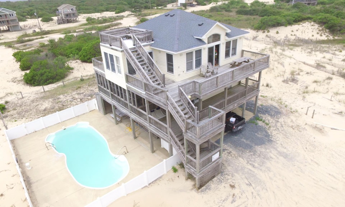 Corolla House | 5BR, Ocean & Sound Views, Heatable Pool, Game Room, Pets, 4x4 Beach