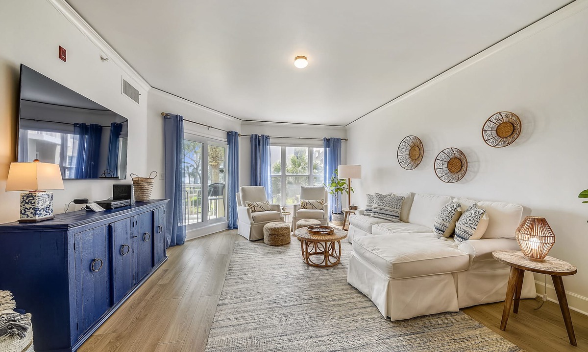 Palmetto Dunes Villa | 6104 Hampton Place ~ Private Balcony Overlooking Pool and Ocean! Steps to Beach!