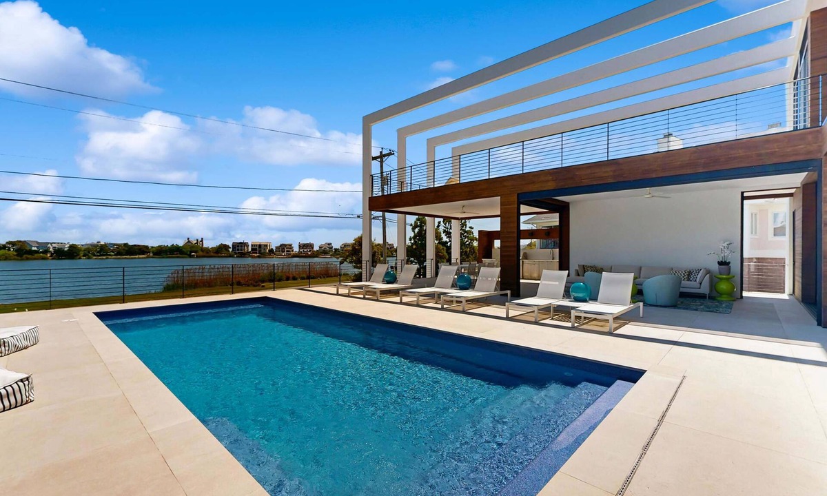 Rehoboth Beach House | 7 Bedroom Waterfront Rehoboth beach house with private pool