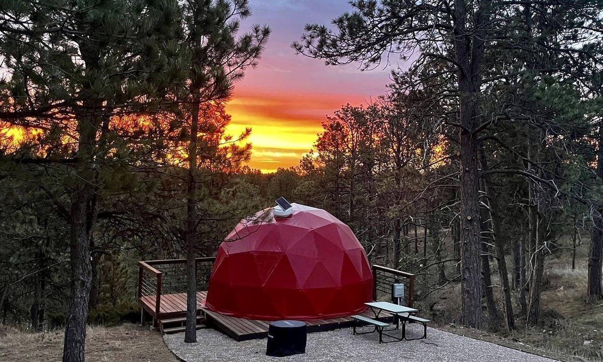 Hermosa Cabin | Amazing Dome with Incredible Forest Vistas in Hermosa, South Dakota