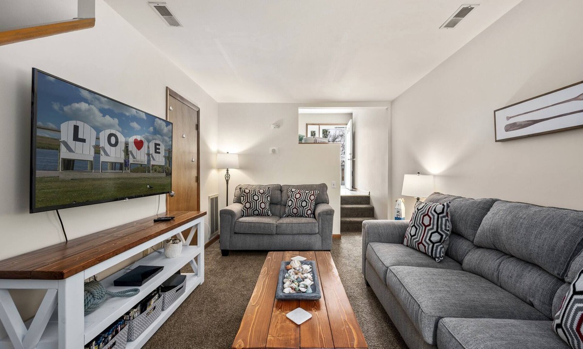 Deep Hole House | Budget friendly Chincoteague townhome by Seaside Vacations & Sales