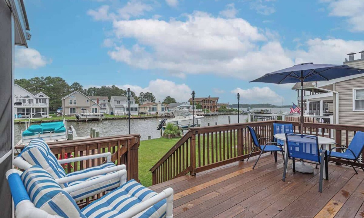 Ocean Pines House | Canalfront Oasis | Boat Dock