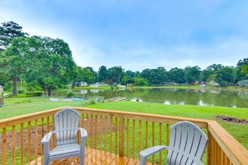 Lancaster House | Cedar Pines Lake Views! Charming Waterfront Home