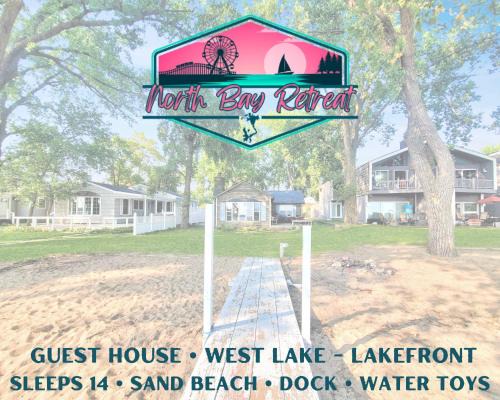 Spirit Lake Villa | Classic West Lake Okoboji Estate w/Guest House + Sand Beach