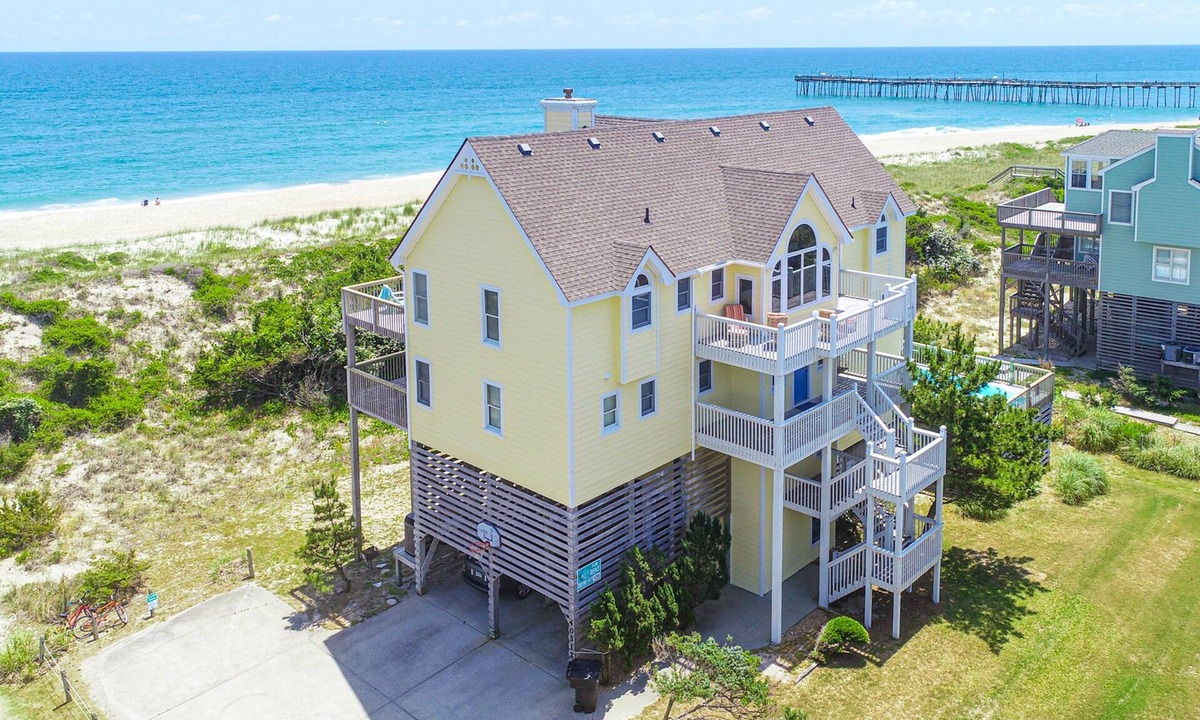 Avon House | Doc Holiday 126:Dog Friendly, Oceanfront, Pool, Hot Tub, Sunrise View
