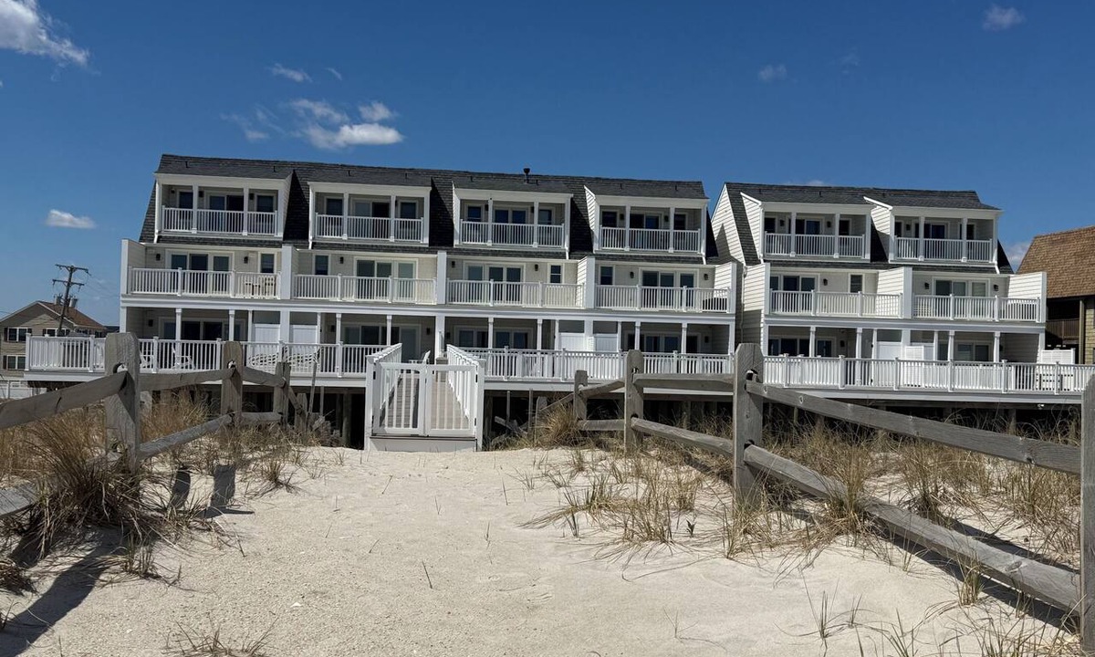 Ortley Beach House | Exclusive New Oceanfront 4-bedroom townhome with huge private ocean deck.