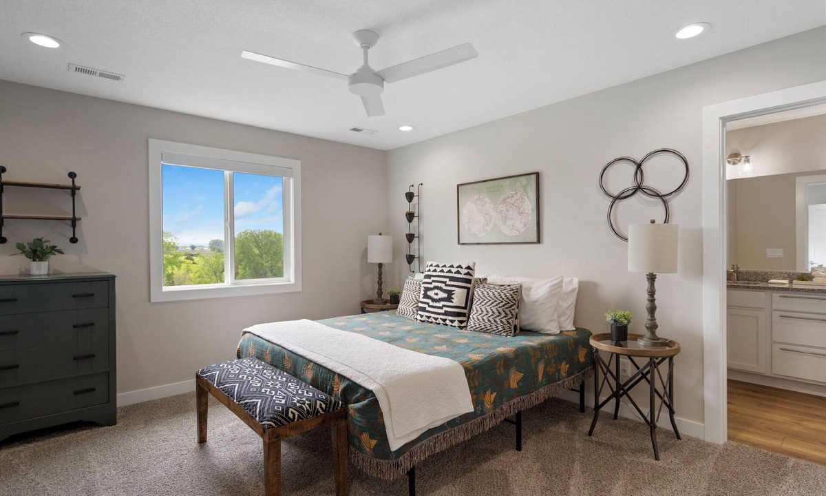 West Des Moines House | Exclusive Scenic Escape End Unit New Construction Jordan Creek w/2 Car Garage
