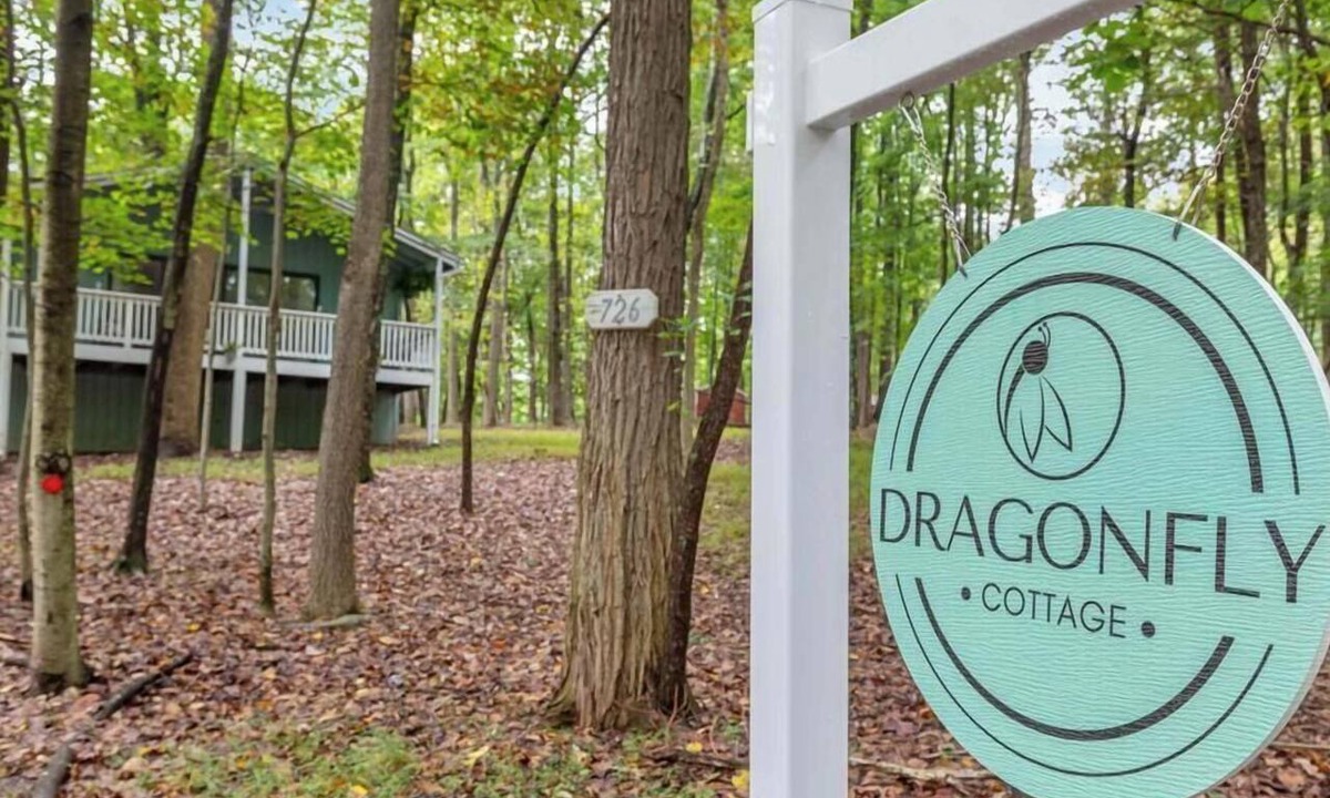 The Woods Cabin | Fireplace, Fire Pit & Resort Amenities