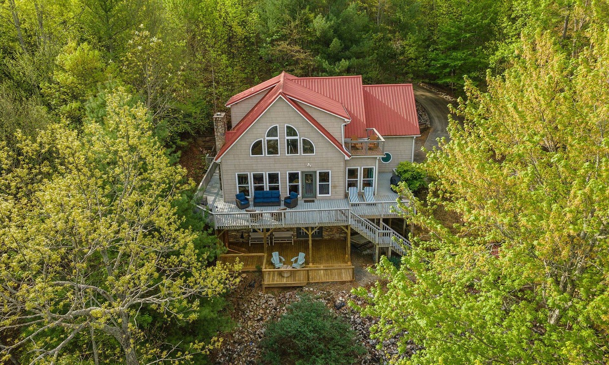 Nebo House | Harborside Haven | Lakefront, Private Dock, Game Room & Mountain Views!