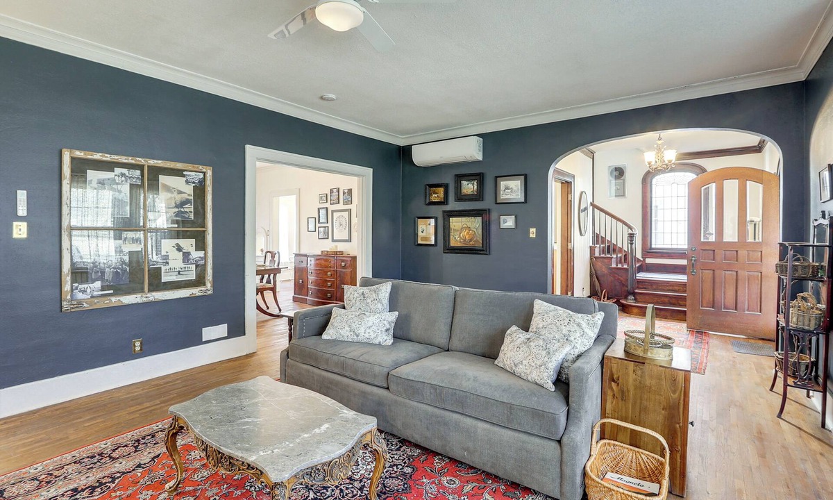 Wichita House | Historic Home Overlooking Central Riverside Park!