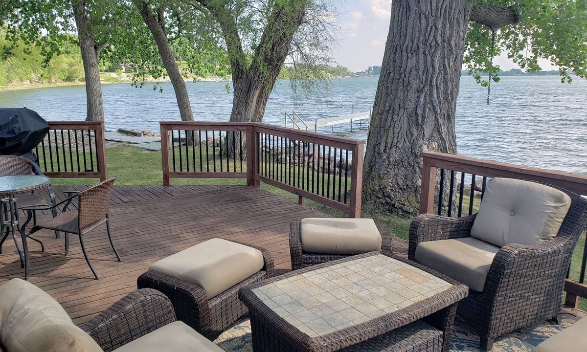Wentworth House | Home on Lake Madison with a dock and next to a boat ramp for easy lake access!