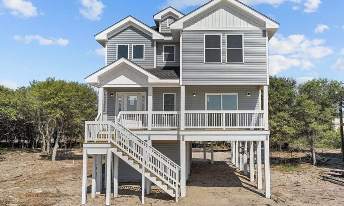 Carova Beach House | HOT TUB! Four bedroom home in the 4X4, Corolla, NC. A truly unique getaway!