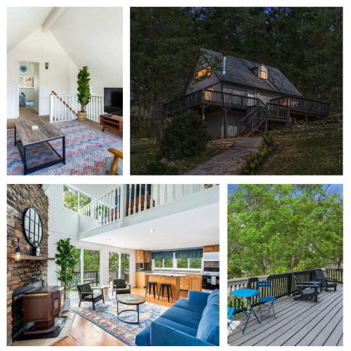 Ridgeway House | Hot Tub, Wraparound Deck, & WiFi at Chalet Cabin