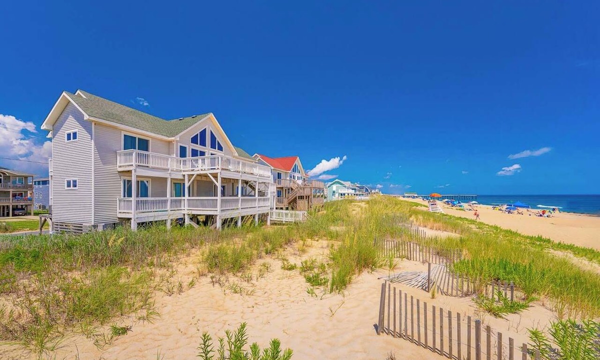 Kitty Hawk House | JL # 387 Atlantic Charm - Oceanfront - Hot Tub - Pet Friendly