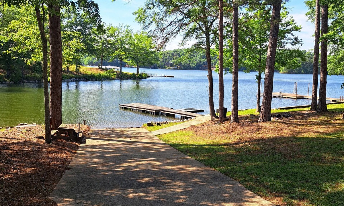 Wedowee House | Lake Life Cove - Quaint 3-bedroom 1-bath house with dock, private ramp, deck