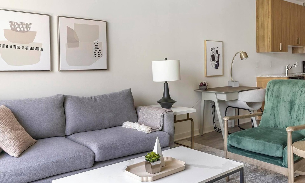 Carteret Apartment | Landing | Stunning 1BD, Courtyard, Rooftop Lounge