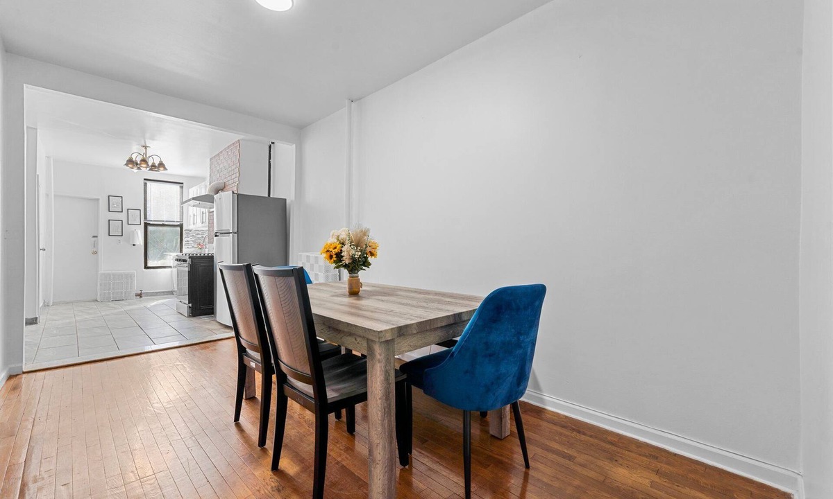 Ocean Hill Apartment | Large 3 BR/2BA with washer and dryer, a private office and a backyard