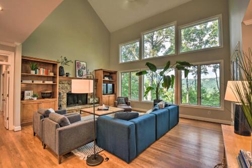 Big Canoe House | Luxe Big Canoe Resort Home w/3 Decks & Mtn Views!
