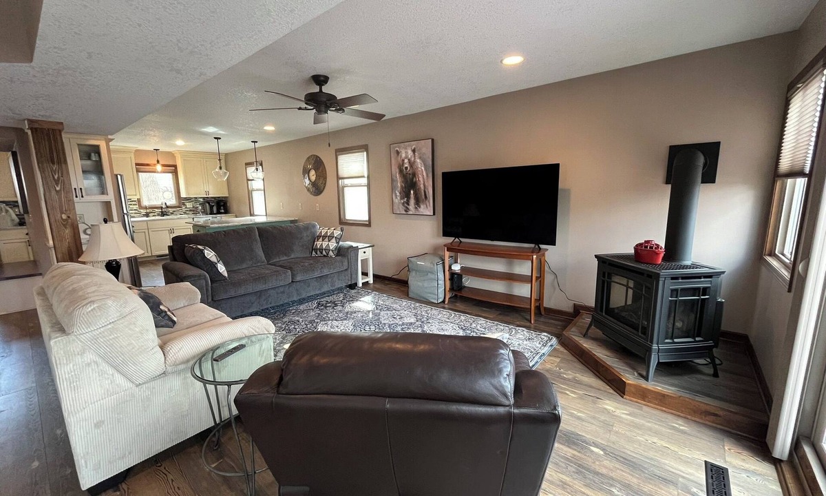 Isle House | New! Bear Necessities 2-Bedroom Home with Water Views Steps from the Lake!