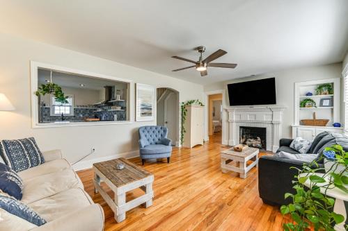 New Bern House | New Bern House w/Gas Grill Near Neuse River!
