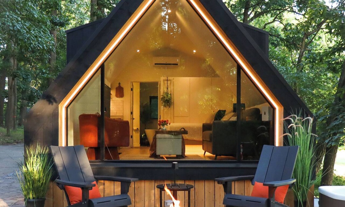 Porters Sideling Cabin | NEW-The Marburg Cabin Modern A-frame