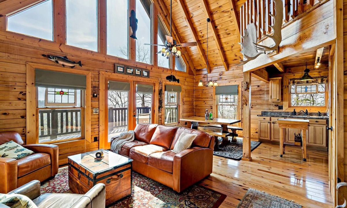 Bostic House | Nice Views, Log Cabin, Gated Community - Mountain Vista by Carolina Properties