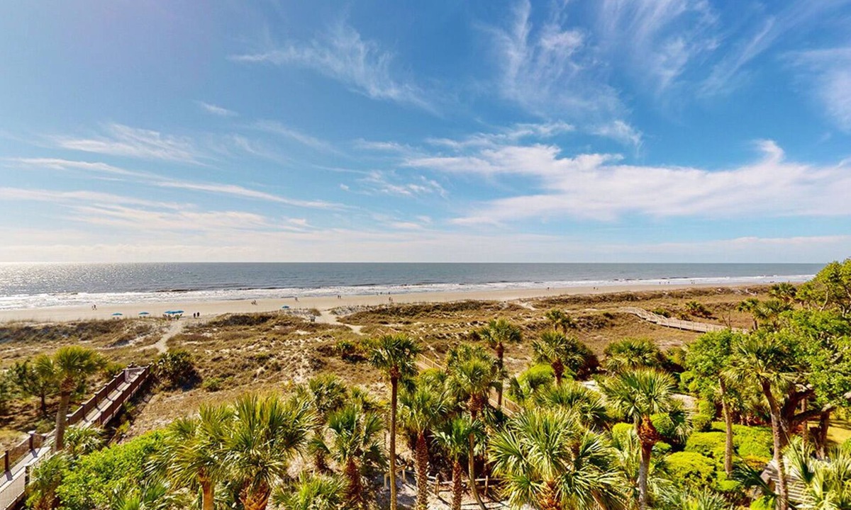 Palmetto Dunes Villa | Panoramic views of the Atlantic Ocean from every room!