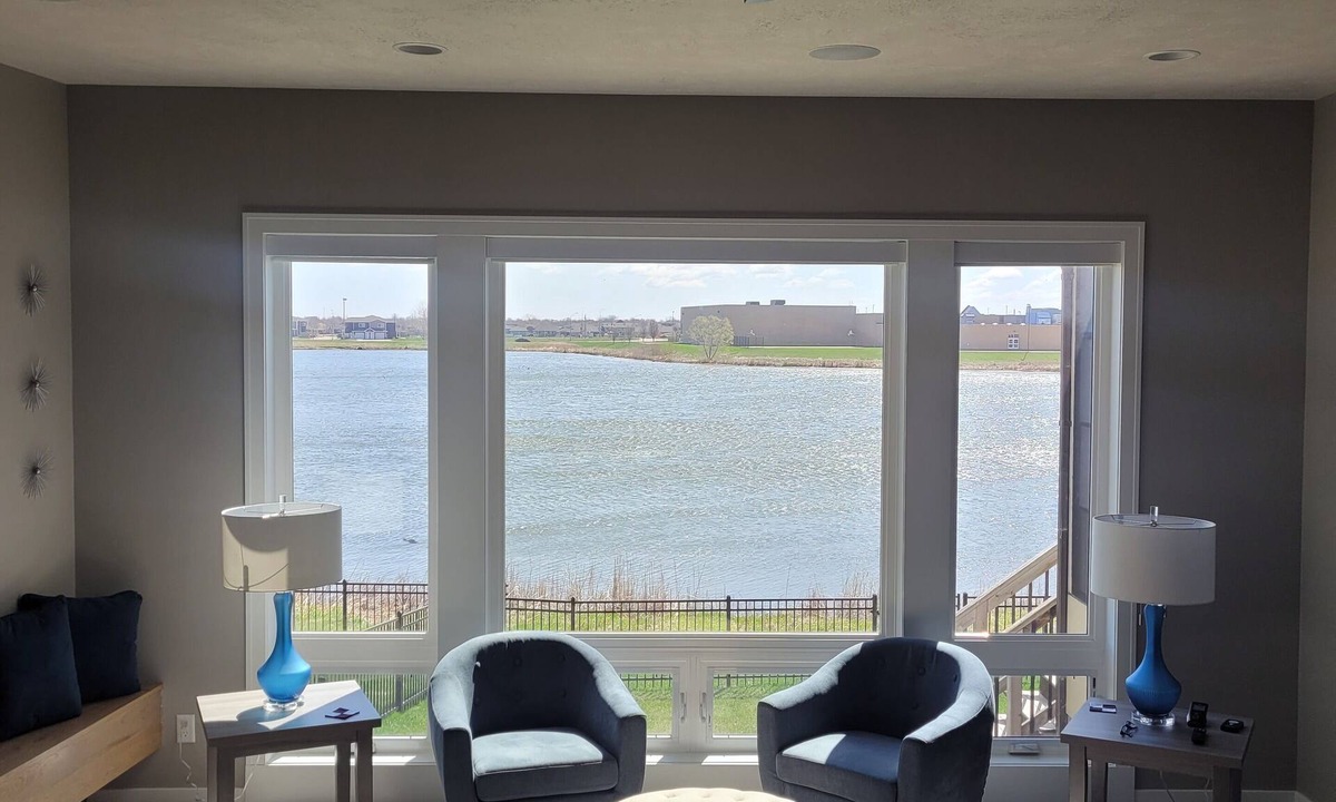 Sioux Falls House | Pond View Retreat, 6 Bedroom, 4 Bath, 3 Level Luxury Home In Sioux Falls.
