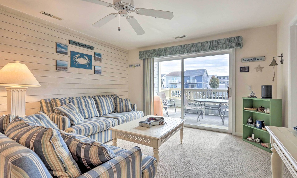 Heron Harbour Isle Condo | Pool, Canal Views! Unit 1/2 Mi to Ocean City Beach