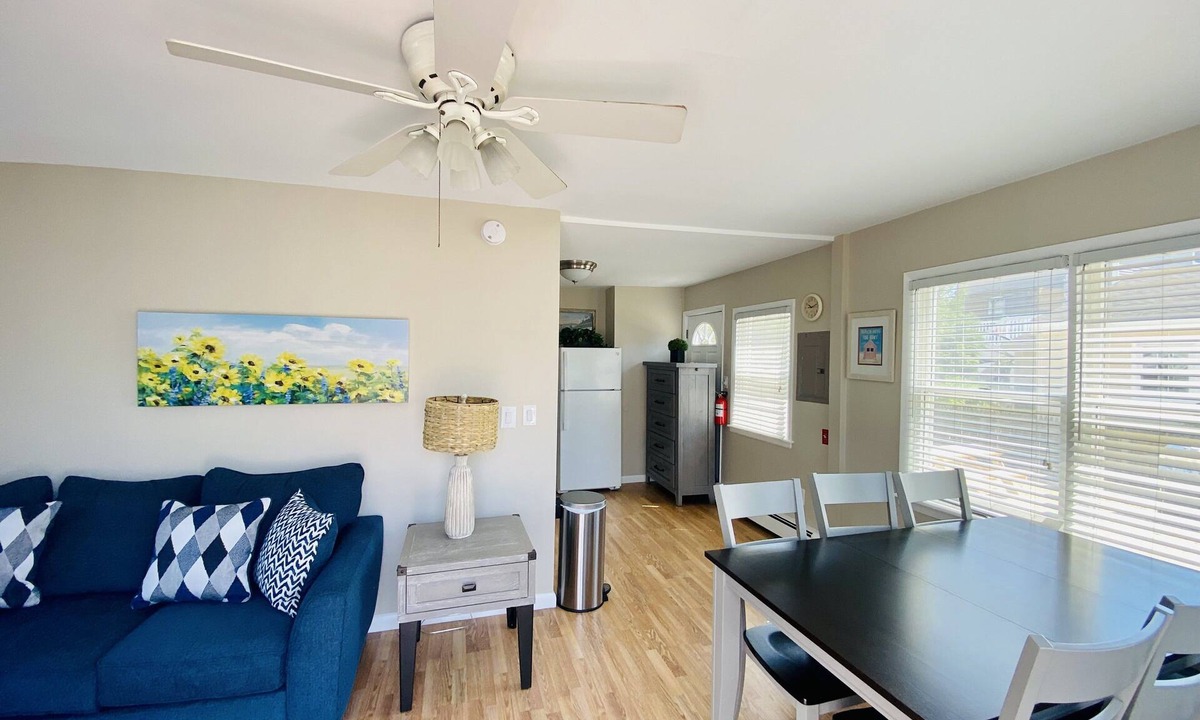 Ortley Beach Apartment | PREMIER HOST-2BR SEASIDE PARK SUITE 571, One Short Block to Beach, Kit, Liv Room