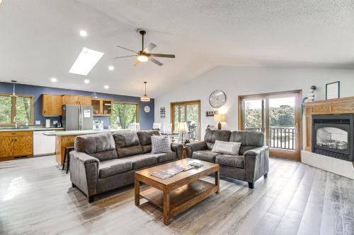 Spicer House | Private Lakefront Cabin w/Hot Tub, Deck & Views