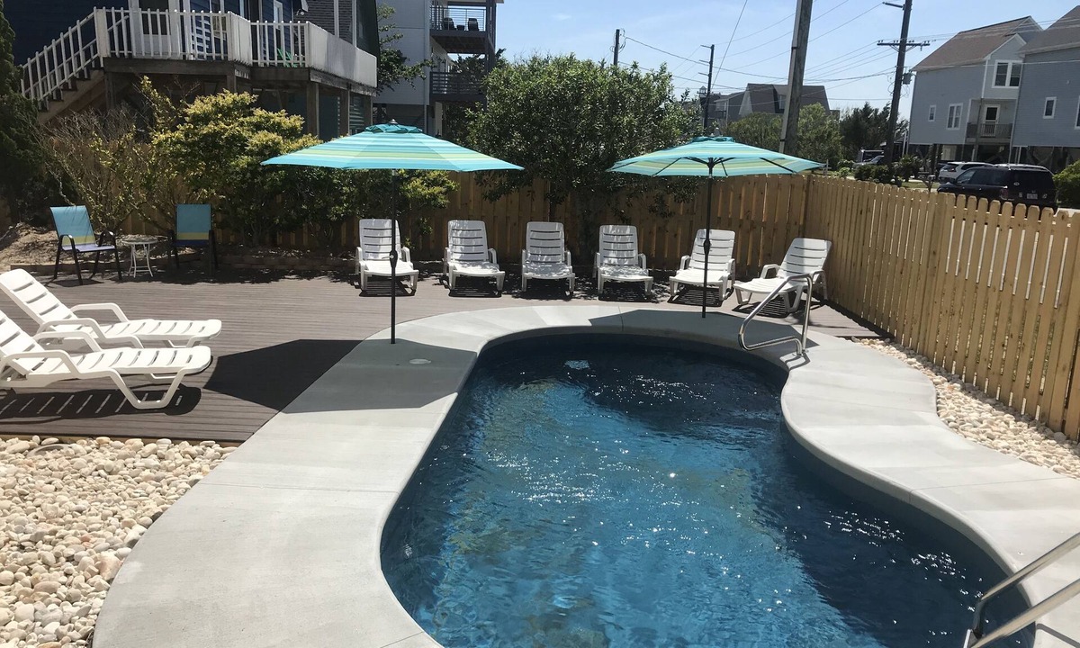 Surf City House | Private Pool, one block to private beach access and space for everyone