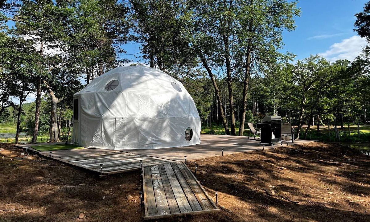 St Croix Falls Cabin | Pure Glamping Dome in Saint Croix Falls, Wisconsin