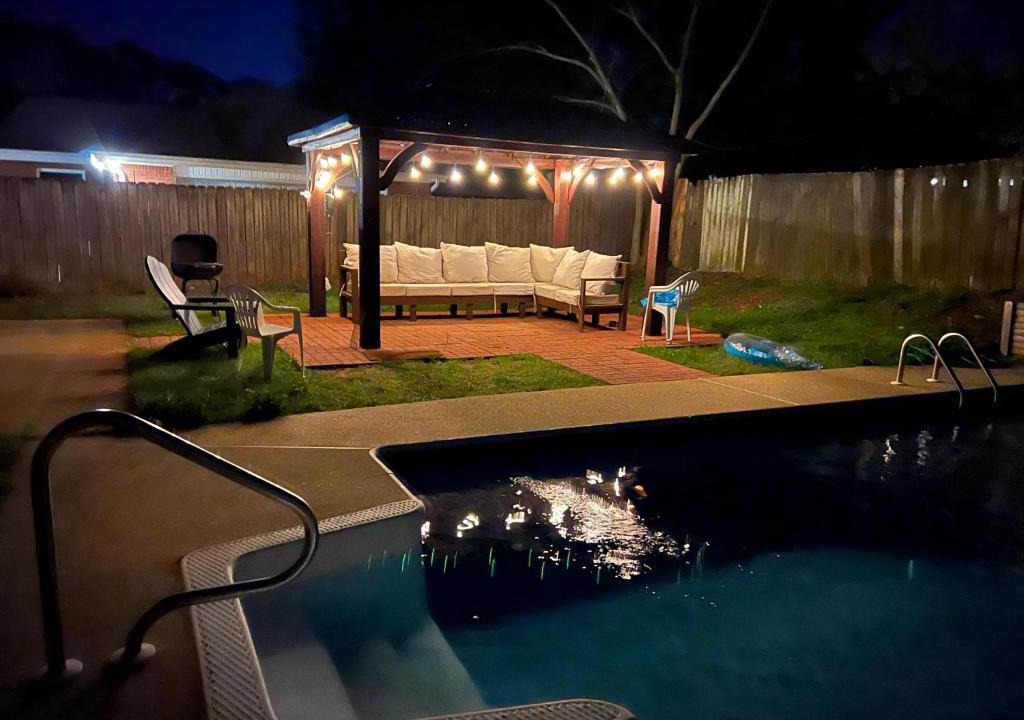 Gunter Afs House | Relaxing Oasis with Pool Gazebo in Family-Friendly Neighborhood