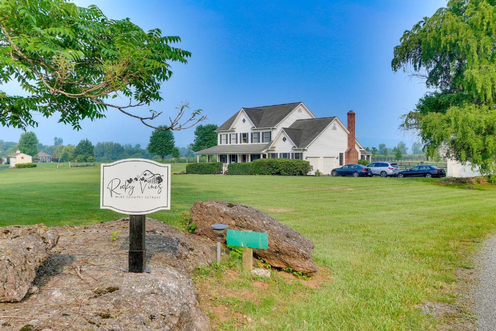 Leesburg Apartment | Rocky Vines Wine Country Retreat w/Fire Pit