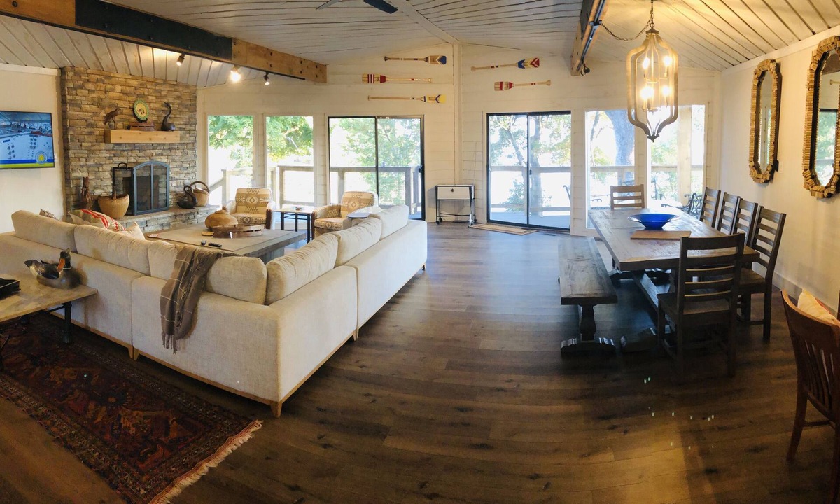 Afton House | Rustic charm awaits you on Monkey Island with beautiful views of Grand Lake.