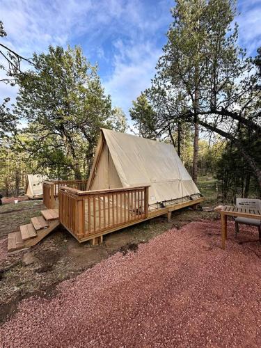 Hermosa Ski Chalet | Secluded A-Frame Glamping Getaway near the Black Hills, Hermosa, South Dakota
