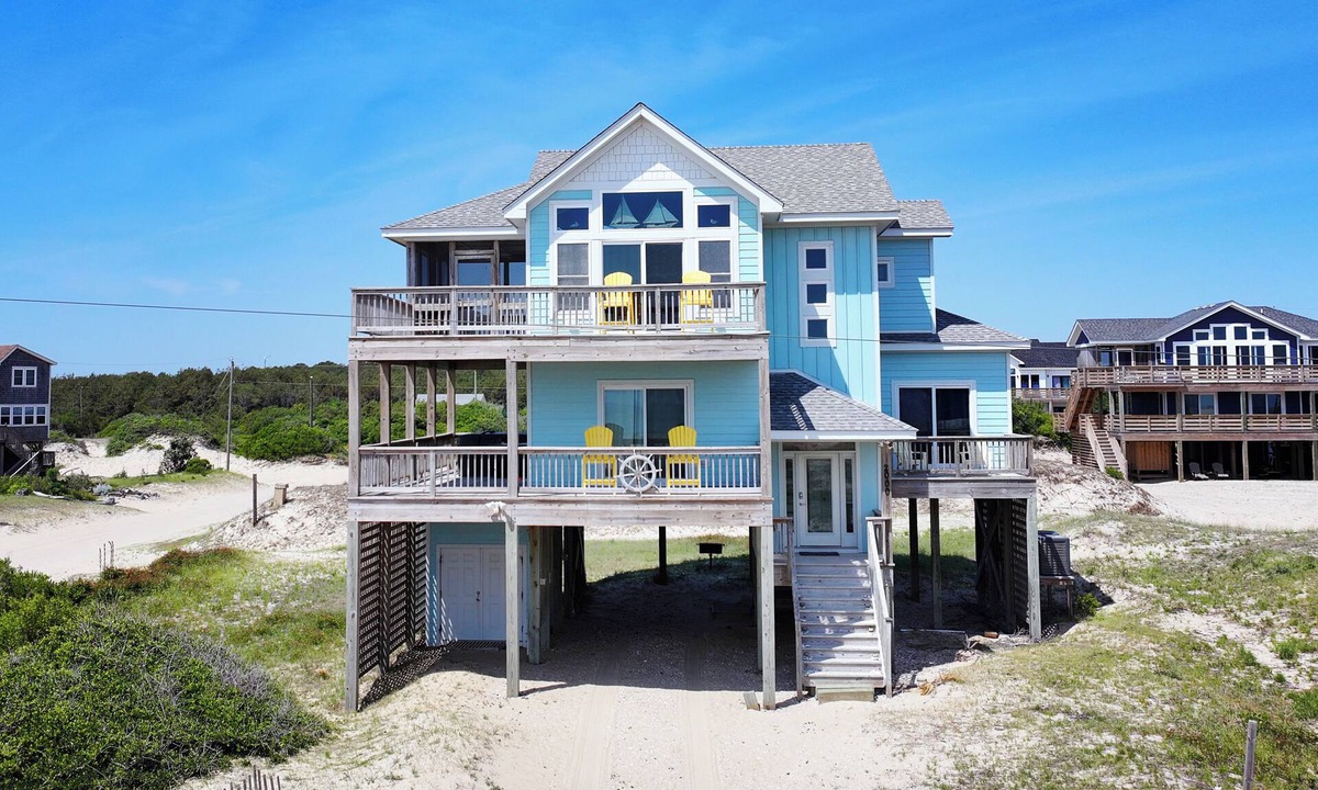 Carova Beach House | Semi-Oceanfront, Wild Horses, Hot Tub, Ocean Views! 4x2000, Sandfiddler Inn