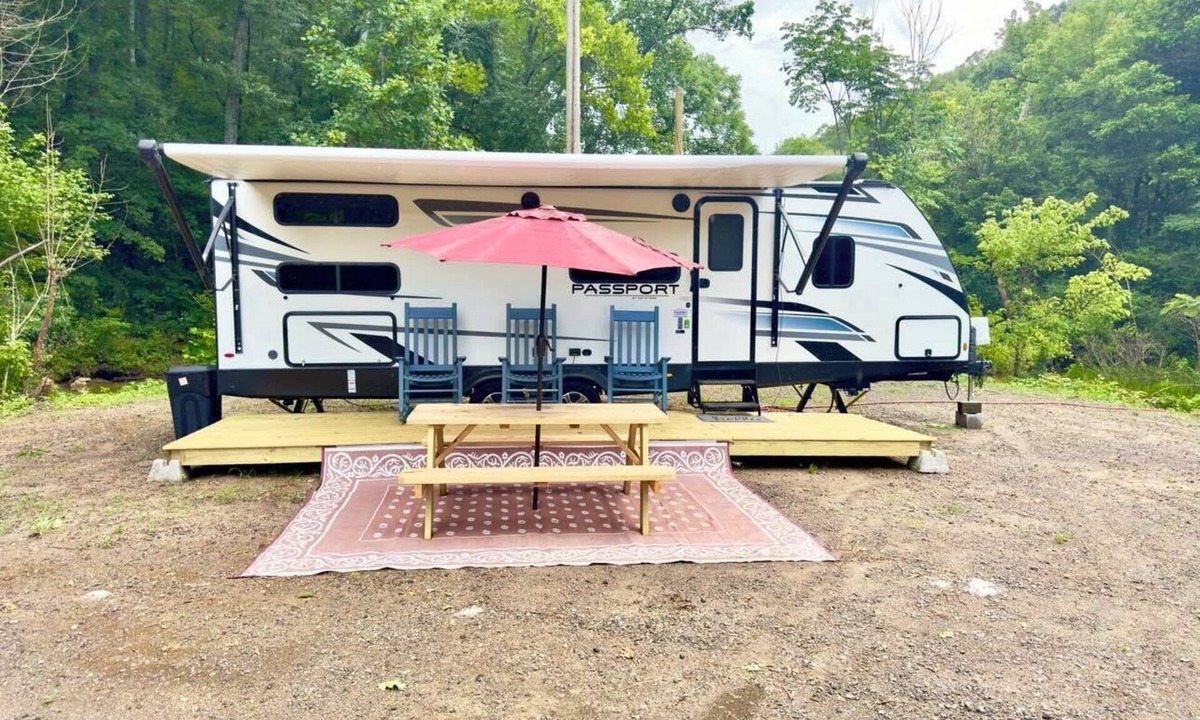Albertville Resort | Shipwreck Cove Camper at Resort with Fishing and Inlatables