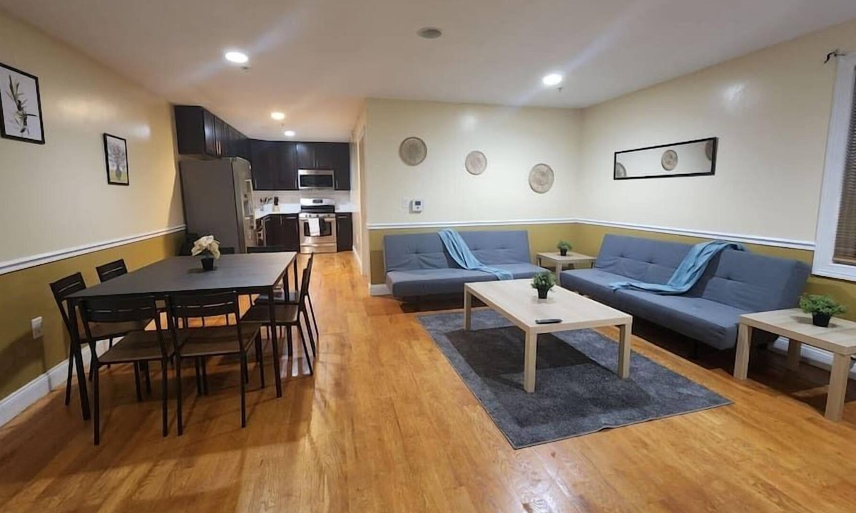Union City Apartment | Sophisticated 3 -Bedroom Retreat with Stunning Views, near NYC!