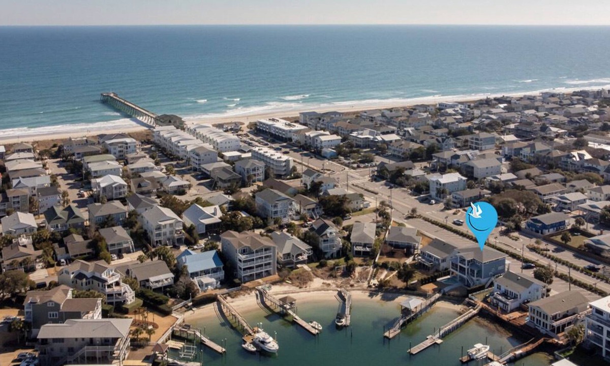 Wrightsville Beach House | Sound front home w boat slip! New for 2026 pool!