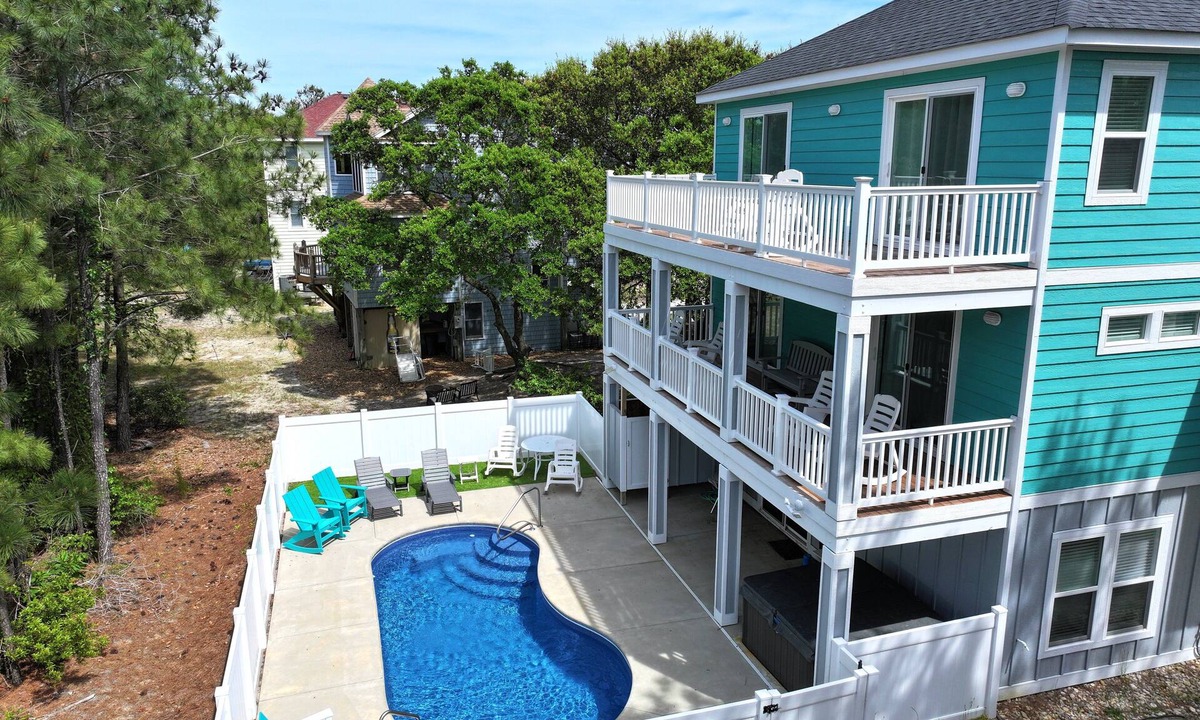 Monteray Shores House | Soundside, ELEV, Priv Pool, Hot Tub, Community Amenities- MS853, Resting Beach Place