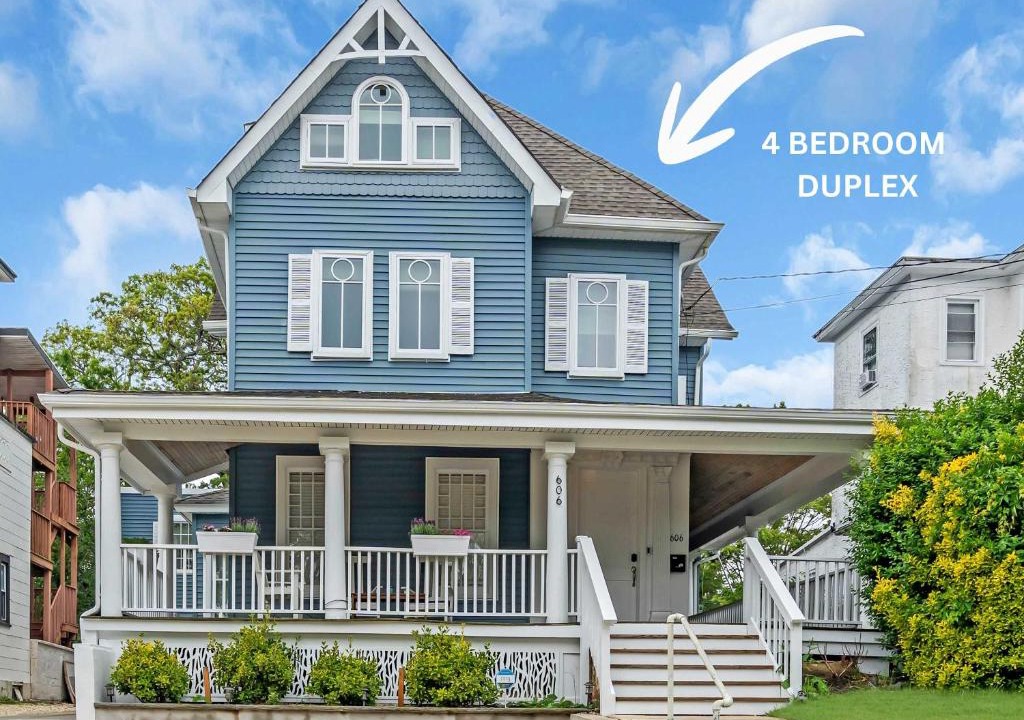 Asbury Park Apartment | Spacious 4BR Duplex - 5 Blks 2 Beach - Badges Incl