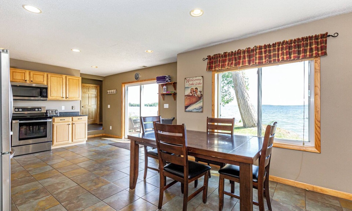 Pelican Rapids House | Spacious Duplex on Sandy, Private Beach! 5 Bedroom - 3.5 Bath MN Lake Cabin