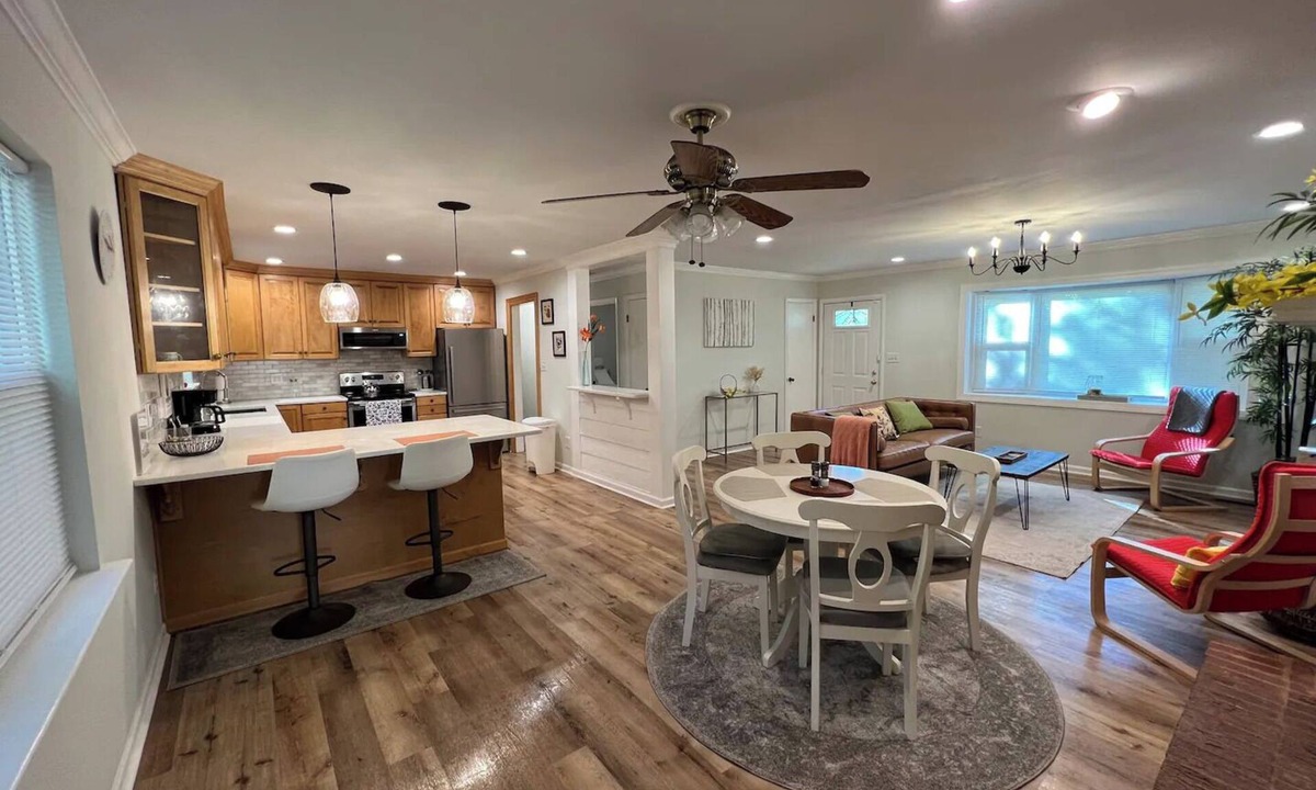 Indian Trail House | Sunny Spacious Ranch 3br/2b Big Yard Private Family Friendly